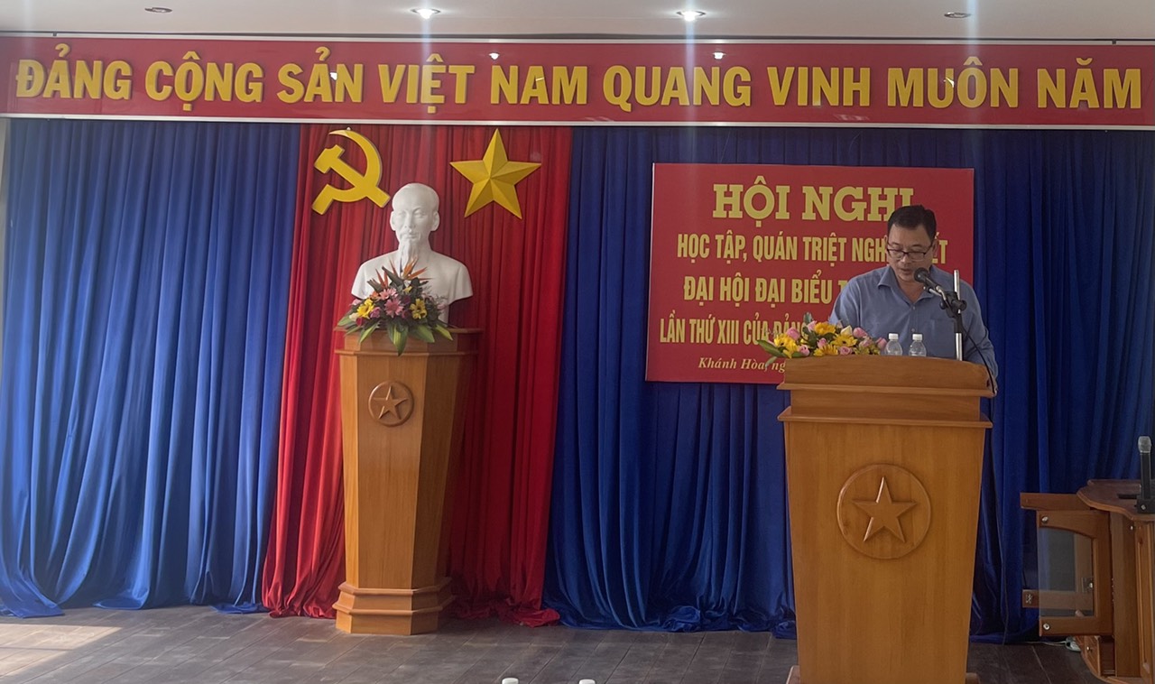 Đồng chí Hồ Xuân Đức   Phó trưởng Ban, Phụ trách Ban Tuyên giáo Đảng ủy Khối